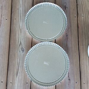 Pampered Chef fluted tin flan/tart pans